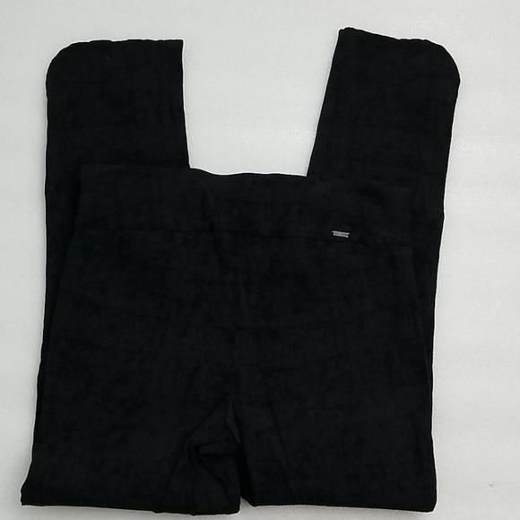 UP! Slimming Tummy Control Black & Gray Camo leggings /pants Curved Hem 12 - Picture 6 of 12